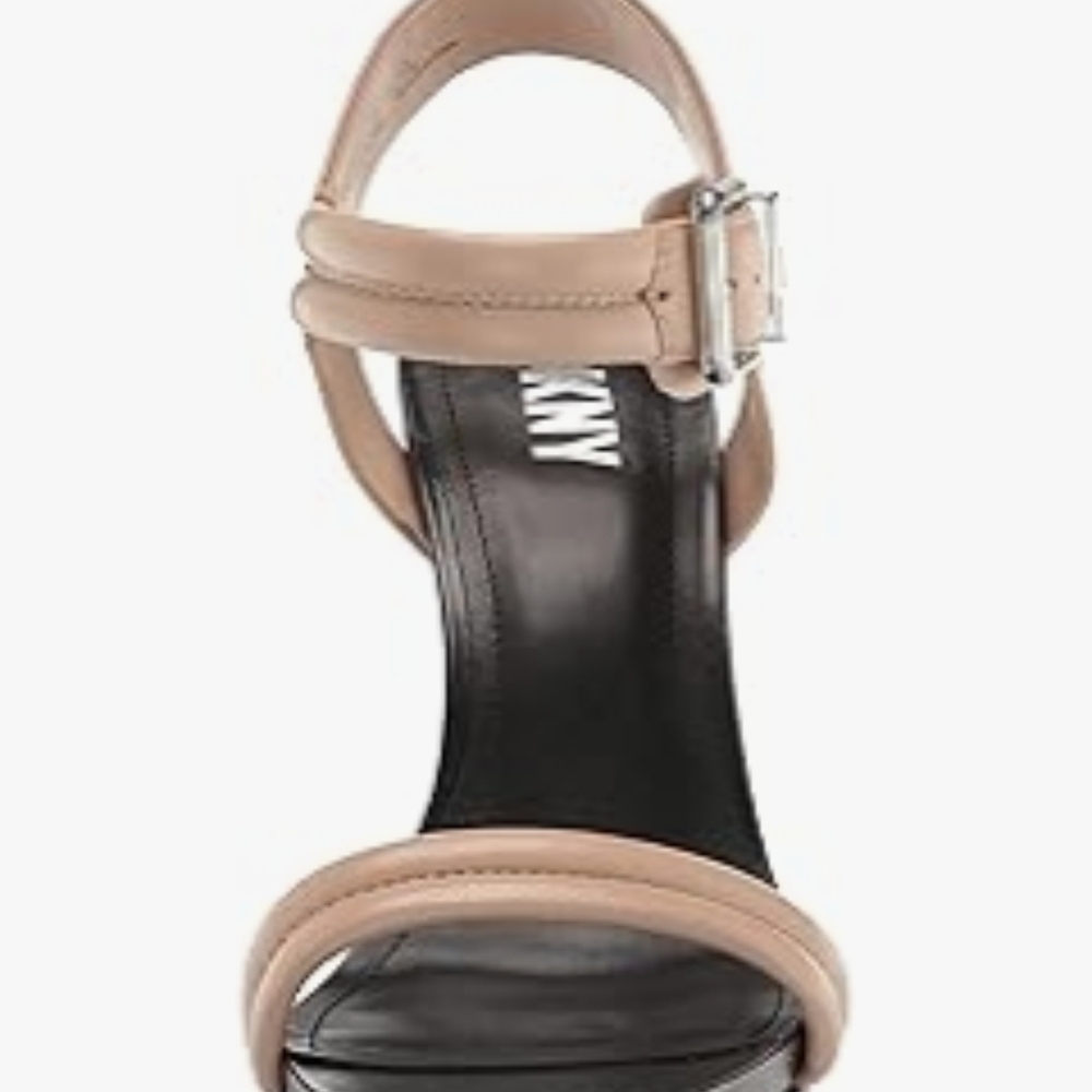 DKNY Women's Tan and Black Sandals